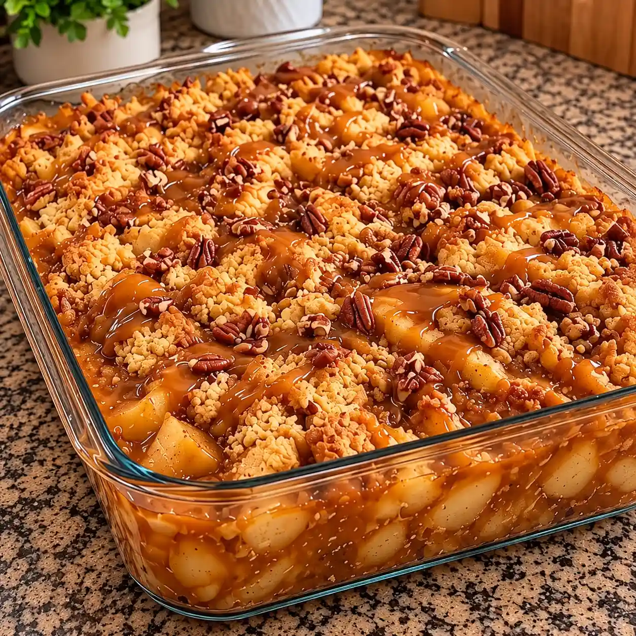 Caramel Apple Dump Cake