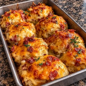 Cheesy Bacon Stuffed Chicken Breasts