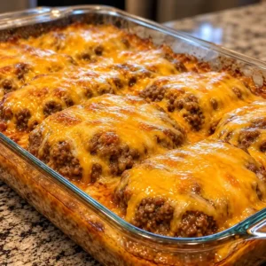 Cheesy Beef Casserole Bake