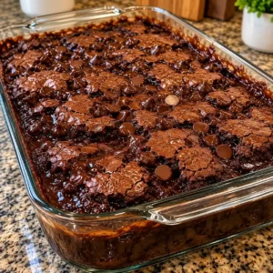 Chocolate Brownie Pudding Cake