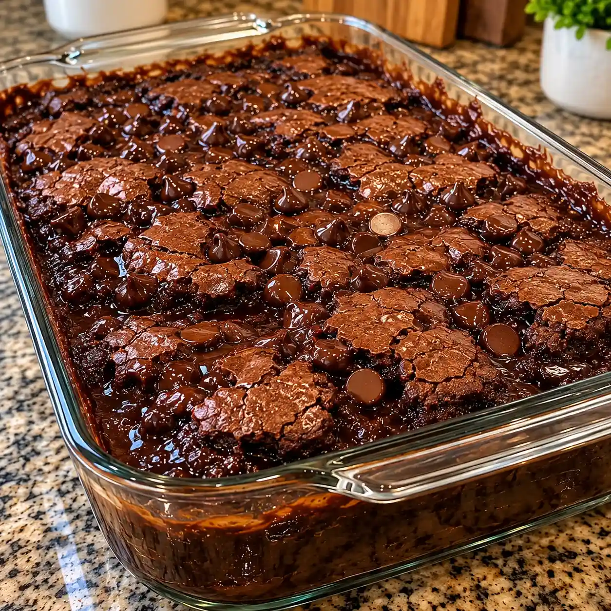 Chocolate Brownie Pudding Cake