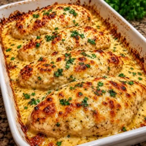 Creamy Parmesan Baked Chicken
