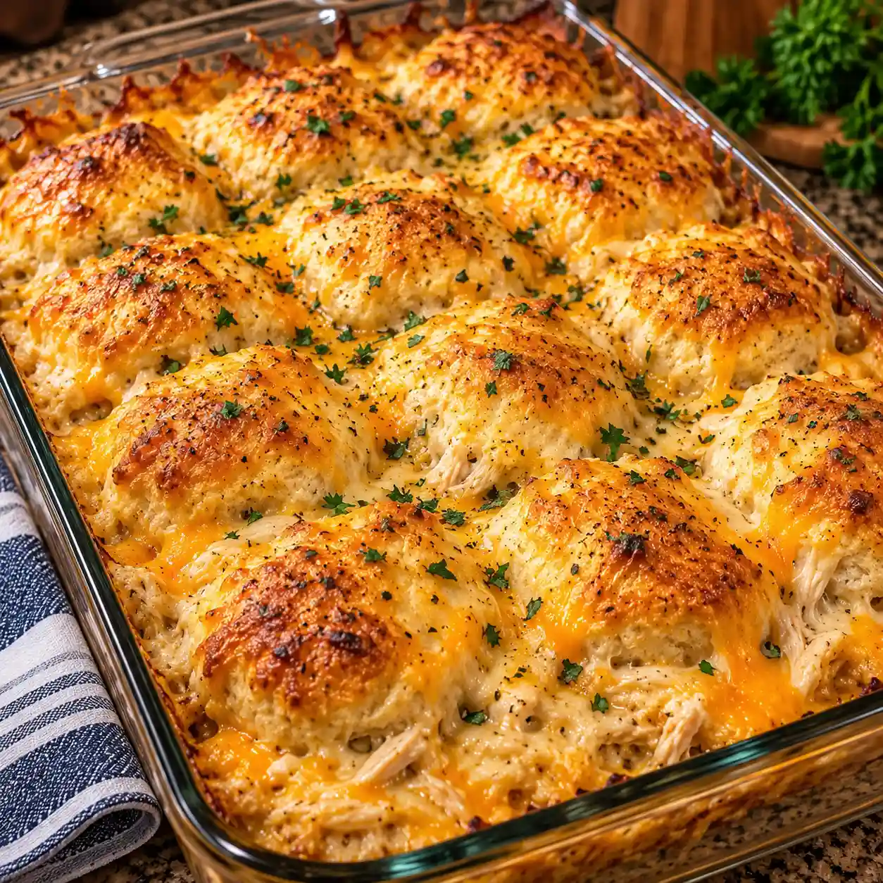 Million Dollar Chicken Bubble Casserole
